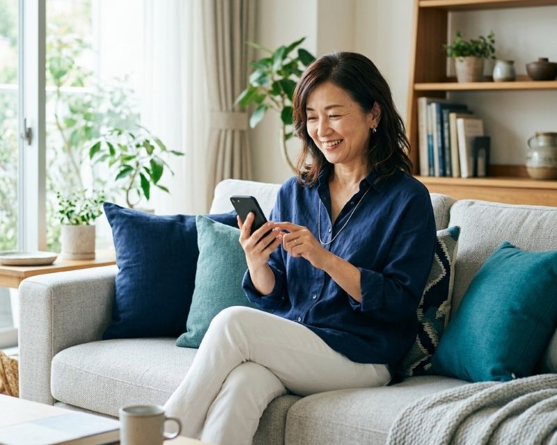 煽らない・営業しない安心
